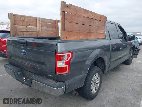 2020 Ford F-150 XL with VIN 1FTEW1C46LKD28184, listed as a IAAI auction lot 42071631 with 131,629 mi miles and . Bid and sale history available at DreamBid. Image 4.