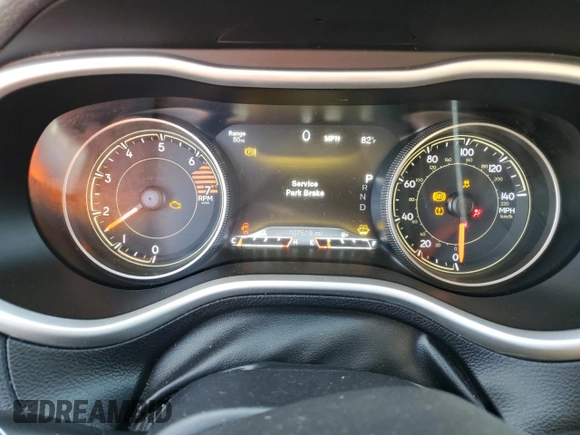 2017 Jeep Cherokee Limited with VIN 1C4PJLDB8HW526250, listed as a Copart auction lot 48337305 with 107,618 mi miles and Salvage Title. Bid and sale history available at carsss.com. Image 9.