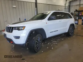 2019 Jeep Grand Cherokee Trailhawk with VIN 1C4RJFLGXKC695377, listed as a Copart auction lot 43233835 with 44,477 mi miles and Salvage title. Bid and sale history available at DreamBid. Image 1.