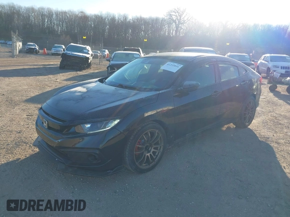 2019 Honda Civic Sedan Sport with VIN 2HGFC2F85KH550529, listed as a IAAI auction lot 41293816 with 44,584 mi miles. Bid and sale history available at carsss.com. Image 17.