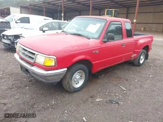 1997 Ford Ranger XL with VIN 1FTCR14A1VPA56362, listed as a IAAI auction lot 41572393 with 147,073 mi miles. Bid and sale history available at carsss.com. Image 2.