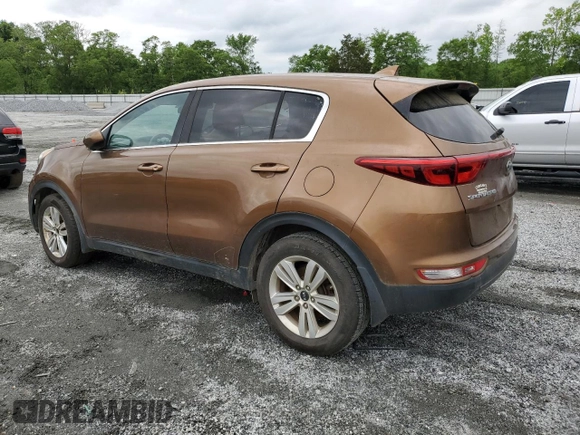 2018 Kia Sportage LX with VIN KNDPM3ACXJ7307438, listed as a Copart auction lot 54765215 with 182,957 mi miles and Clean Title. Bid and sale history available at DreamBid. Image 2.
