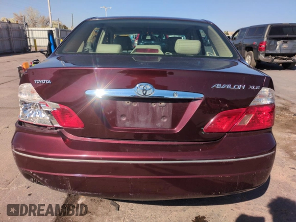 2003 Toyota Avalon XL with VIN 4T1BF28B23U277864, listed as a Copart auction lot 52880455 with 157,540 mi miles and Salvage Title. Bid and sale history available at carsss.com. Image 6.