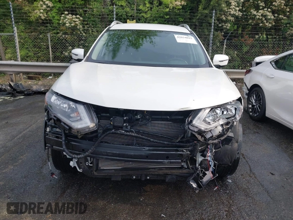 2019 Nissan Rogue SV with VIN KNMAT2MT3KP540707, listed as a IAAI auction lot 42034015 with 17,312 mi miles and . Bid and sale history available at DreamBid. Image 12.