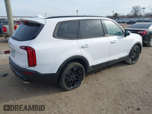 2022 Kia Telluride EX with VIN 5XYP3DHC3NG204367, listed as a IAAI auction lot 41850949 with 87,394 mi miles and . Bid and sale history available at carsss.com. Image 4.
