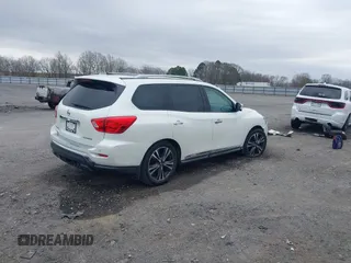 2017 Nissan Pathfinder S with VIN 5N1DR2MN4HC612538, listed as a IAAI auction lot 41699407 with 63,762 mi miles and . Bid and sale history available at DreamBid. Image 4.