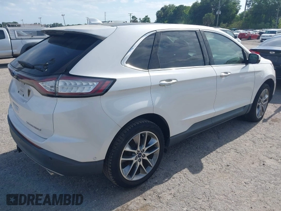 2016 Ford Edge Titanium with VIN 2FMPK3K88GBB17424, listed as a IAAI auction lot 42121662 with 115,235 mi miles. Bid and sale history available at carsss.com. Image 4.
