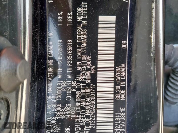 2016 Lexus RX 350 с VIN 2T2ZZMCA9GC001717, выставлен на аукционе Copart как лот 63850605 с пробегом 74 609 миль миль и Списание • Salvage title. История ставок и продаж доступна на DreamBid. Изображение 13.