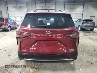 2023 Toyota Sienna Platinum with VIN 5TDESKFC4PS100896, listed as a Copart auction lot 50958935 with 15,075 mi miles and Salvage Title. Bid and sale history available at DreamBid. Image 6.