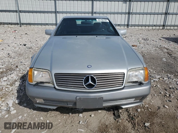 1991 Mercedes-Benz 300 with VIN WDBFA61E1MF022918, listed as a Copart auction lot 46788785 with 262,144 mi miles and Salvage Title. Bid and sale history available at DreamBid. Image 5.