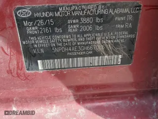 2016 Hyundai Elantra SE with VIN 5NPDH4AE3GH667086, listed as a Copart auction lot 46529045 with 138,200 mi miles and Salvage Title. Bid and sale history available at carsss.com. Image 14.