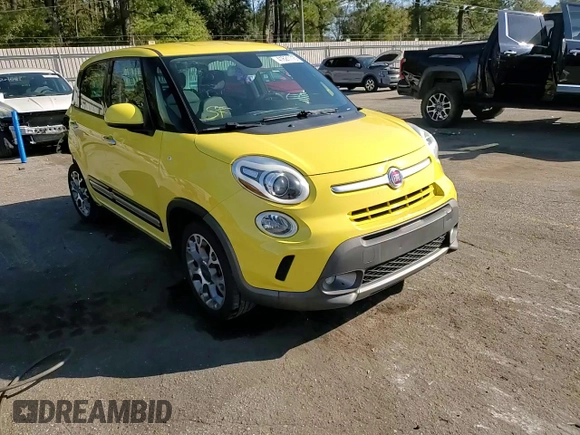 2014 FIAT 500L Trekking with VIN ZFBCFADH4EZ021618, listed as a Copart auction lot 41621115 with 130,143 mi miles and Salvage Title. Bid and sale history available at DreamBid. Image 13.