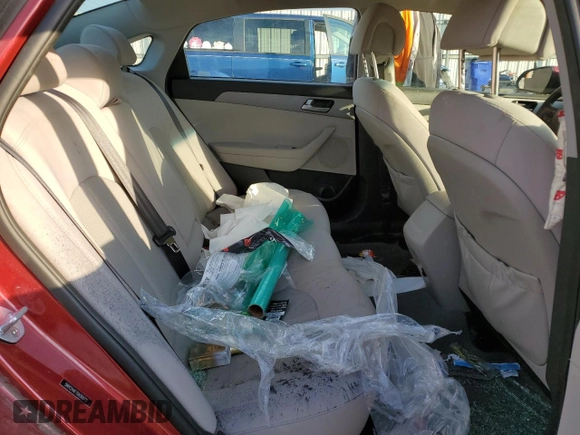 2016 Hyundai Sonata SE with VIN 5NPE24AF7GH360731, listed as a Copart auction lot 42288385 with 107,186 mi miles and Salvage Title. Bid and sale history available at DreamBid. Image 10.