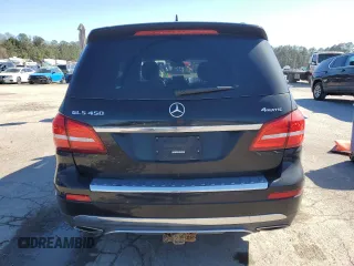 2017 Mercedes-Benz GLS 450 with VIN 4JGDF6EE3HA883469, listed as a Copart auction lot 46098445 with 136,804 mi miles and Salvage Title. Bid and sale history available at DreamBid. Image 6.