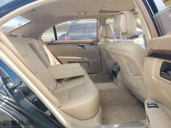 2010 Mercedes-Benz S-Class S 550 with VIN WDDNG7BB1AA288685, listed as a Copart auction lot 48933285 with 0 mi miles and Salvage Title. Bid and sale history available at carsss.com. Image 10.