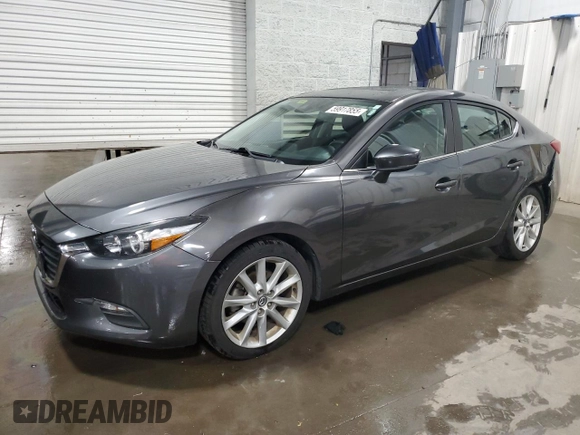 2017 Mazda 3 Touring with VIN 3MZBN1V74HM149040, listed as a Copart auction lot 59917855 with 204,440 mi miles and Salvage title. Bid and sale history available at DreamBid. Image 1.