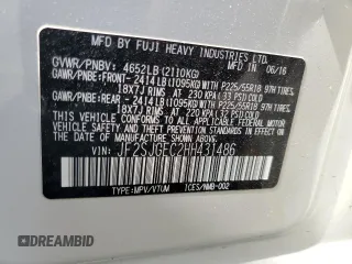 2017 Subaru Forester Premium with VIN JF2SJGEC2HH431486, listed as a Copart auction lot 54211235 with 80,386 mi miles and Salvage Title. Bid and sale history available at carsss.com. Image 13.