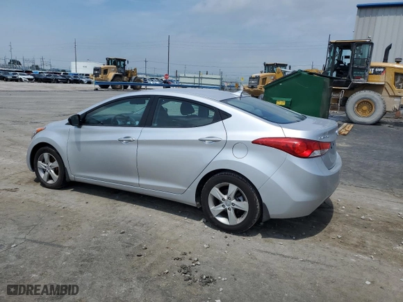 2013 Hyundai Elantra GLS PZEV with VIN KMHDH4AE4DU775567, listed as a Copart auction lot 59032394 with 112,389 mi miles and Salvage Title. Bid and sale history available at carsss.com. Image 2.