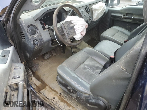 2013 Ford F-250 XL with VIN 1FT7X2B63DEA82726, listed as a Copart auction lot 43386635 with 150,119 mi miles and Salvage Title. Bid and sale history available at DreamBid. Image 8.
