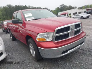 2010 Dodge 1500 SLT with VIN 1D7RB1GP3AS111969, listed as a IAAI auction lot 41969623 with 167,961 mi miles. Bid and sale history available at carsss.com. Image 1.