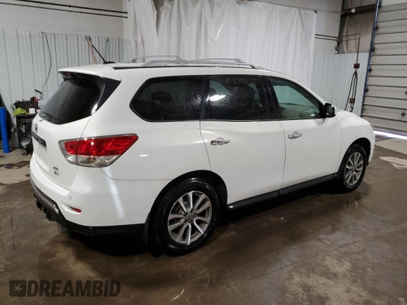 2013 Nissan Pathfinder SL with VIN 5N1AR2MM0DC616137, listed as a Copart auction lot 53028585 with 125,818 mi miles and Salvage Title. Bid and sale history available at carsss.com. Image 3.
