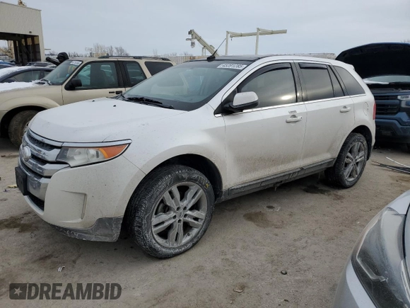2013 Ford Edge Limited with VIN 2FMDK4KCXDBB11407, listed as a Copart auction lot 45391285 with 137,904 mi miles and Salvage Title. Bid and sale history available at carsss.com. Image 1.