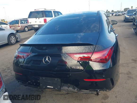 2025 Mercedes-Benz CLA with VIN W1K5J5BB4SN512158, listed as a IAAI auction lot 41706990 with 4,548 mi miles. Bid and sale history available at carsss.com. Image 17.