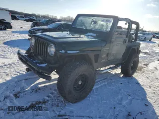 1998 Jeep Wrangler Sport z VIN 1J4FY19S0WP755043, wystawiony jako Copart lot #46118095 z przebiegiem Nie podano mil oraz Szkoda całkowita • Salvage title. Historia ofert i sprzedaży dostępna na DreamBid. Obrazek 1.