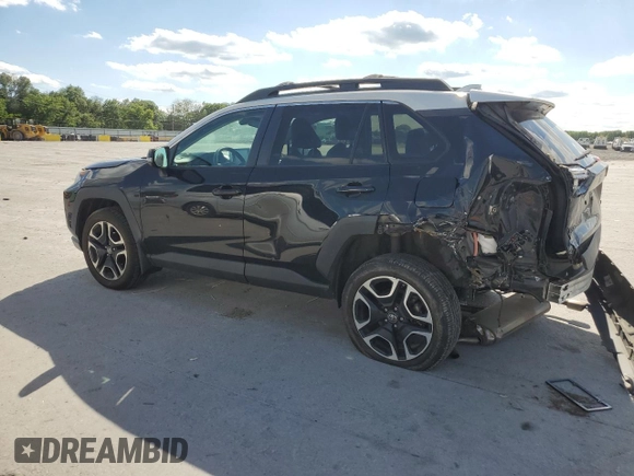 2019 Toyota RAV4 Adventure with VIN 2T3J1RFV6KC001694, listed as a Copart auction lot 58218745 with 69,646 mi miles and Salvage title. Bid and sale history available at DreamBid. Image 2.