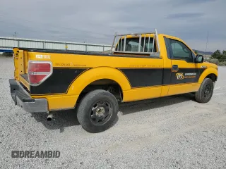 2009 Ford F-150 XL with VIN 1FTPF12V79KC23567, listed as a Copart auction lot 68580994 with 268,661 mi miles and Salvage Title. Bid and sale history available at carsss.com. Image 3.