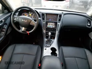 2017 Infiniti Q50 3.0t Signature Edition with VIN JN1EV7AR5HM830753, listed as a Copart auction lot 87638085 with 20,743 mi miles and Salvage Title. Bid and sale history available at carsss.com. Image 8.