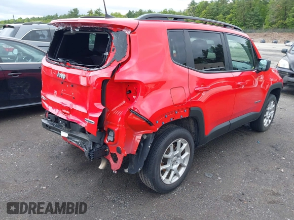 2022 Jeep Renegade Latitude with VIN ZACNJDB19NPN81559, listed as a IAAI auction lot 42329989 with 36,713 mi miles and . Bid and sale history available at DreamBid. Image 4.