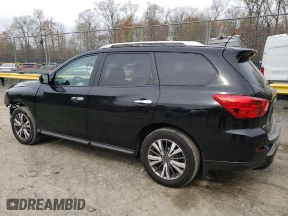 2018 Nissan Pathfinder S z VIN 5N1DR2MM6JC670681, wystawiony jako Copart lot #51574205 z przebiegiem 84 044 mil mil oraz Szkoda całkowita • Salvage title. Historia ofert i sprzedaży dostępna na DreamBid. Obrazek 2.