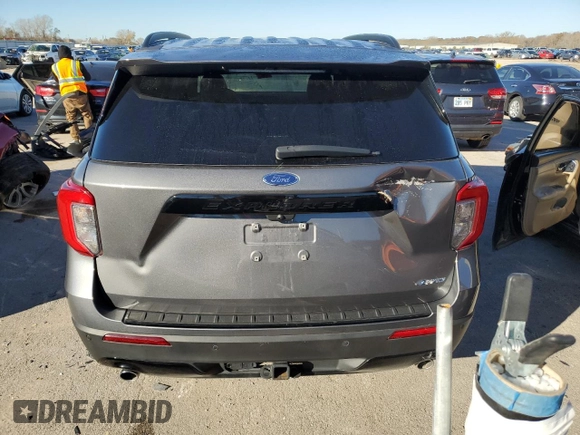 2023 Ford Explorer ST-Line z VIN 1FMSK8KH5PGB04288, wystawiony jako Copart lot #79953984 z przebiegiem Nie podano mil oraz Szkoda całkowita • Salvage title. Historia ofert i sprzedaży dostępna na DreamBid. Obrazek 6.