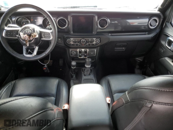 2022 Jeep Wrangler Unlimited Sahara with VIN 1C4HJXEN9NW191371, listed as a Copart auction lot 44553585 with 38,167 mi miles and Salvage title. Bid and sale history available at DreamBid. Image 8.