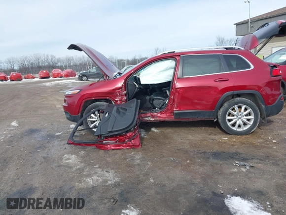 2017 Jeep Cherokee Limited with VIN 1C4PJMDS3HW545973, listed as a IAAI auction lot 41736177 with 131,299 mi miles. Bid and sale history available at carsss.com. Image 6.