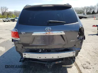 2012 Toyota Highlander Limited with VIN 5TDDK3EH1CS150504, listed as a Copart auction lot 50939885 with 185,656 mi miles and Salvage Title. Bid and sale history available at carsss.com. Image 6.