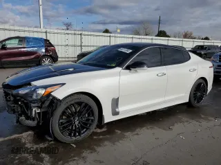 2018 Kia Stinger with VIN KNAE15LA7J6031374, listed as a Copart auction lot 46311994 with 120,722 mi miles and Salvage Title. Bid and sale history available at carsss.com. Image 1.