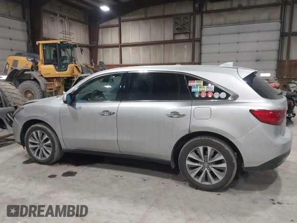 2014 Acura MDX Tech Pkg with VIN 5FRYD4H40EB041886, listed as a IAAI auction lot 41653047 with 85,888 mi miles. Bid and sale history available at carsss.com. Image 14.