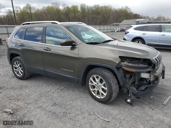 2014 Jeep Cherokee Latitude with VIN 1C4PJMCS4EW192981, listed as a Copart auction lot 53297325 with 109,006 mi miles and Salvage Title. Bid and sale history available at carsss.com. Image 4.