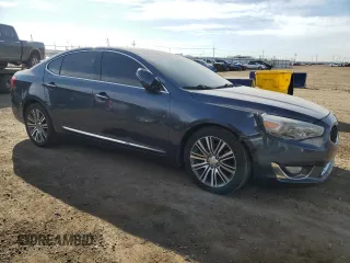 2014 Kia Cadenza Premium with VIN KNALN4D7XE5145311, listed as a Copart auction lot 48396535 with 193,301 mi miles and Salvage Title. Bid and sale history available at carsss.com. Image 4.