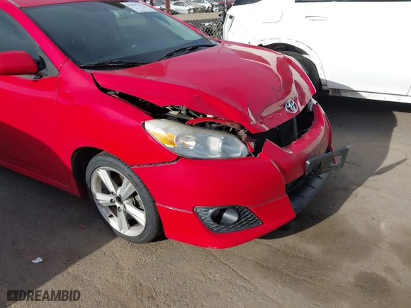 2009 Toyota Matrix S with VIN 2T1KE40E09C014254, listed as a IAAI auction lot 41687572 with 161,076 mi miles. Bid and sale history available at carsss.com. Image 12.