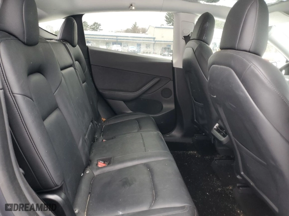 2021 Tesla Model Y Long Range with VIN 5YJYGDEE7MF081953, listed as a Copart auction lot 88310505 with 28,857 mi miles and Salvage Title. Bid and sale history available at carsss.com. Image 11.