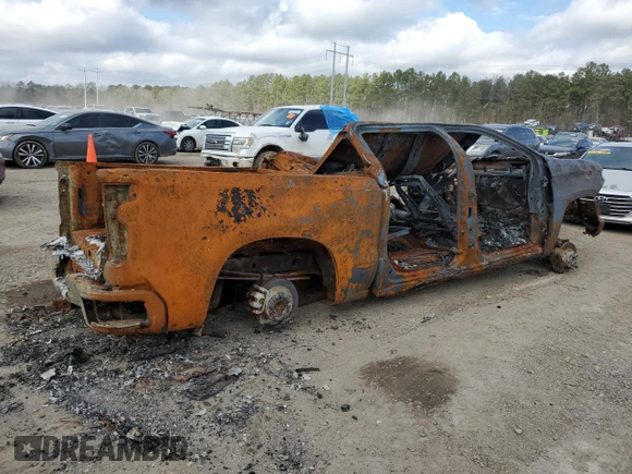 2023 Chevrolet Silverado 1500 RST with VIN 1GCUDEE80PZ308020, listed as a Copart auction lot 43011055 with Not Provided miles and Non Repairable. Bid and sale history available at DreamBid. Image 3.