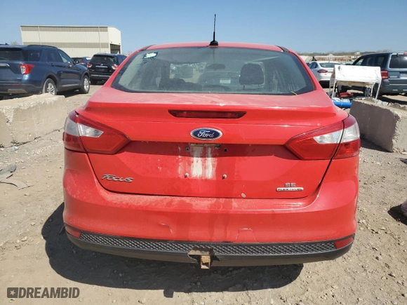 2014 Ford Focus SE with VIN 1FADP3F26EL295253, listed as a Copart auction lot 52503175 with 175,220 mi miles and Clean Title. Bid and sale history available at carsss.com. Image 6.