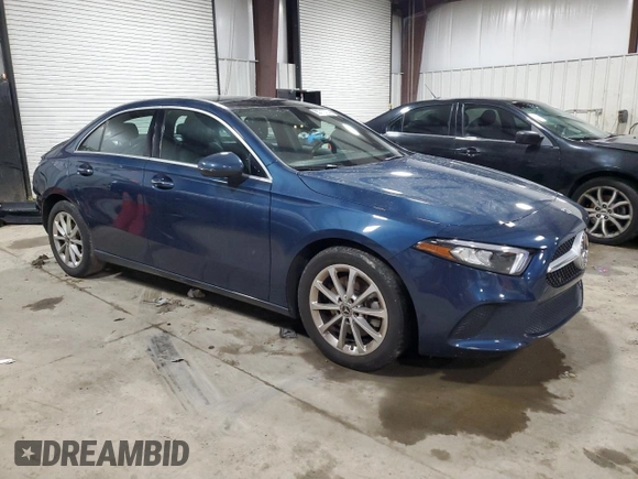 2020 Mercedes-Benz A 220 with VIN W1K3G4FB5LW046584, listed as a Copart auction lot 85710734 with 35,590 mi miles and Salvage Title. Bid and sale history available at DreamBid. Image 4.