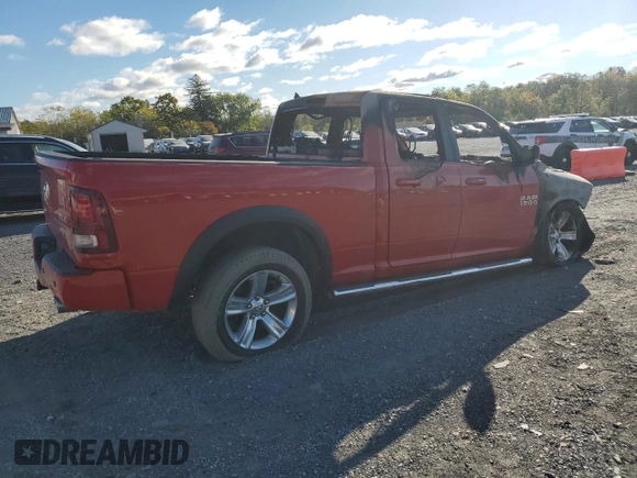 2013 Ram 1500 Sport with VIN 1C6RR7HT3DS599949, listed as a Copart auction lot 75317194 with Not provided miles and Salvage title. Bid and sale history available at DreamBid. Image 3.