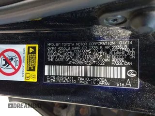 2014 Lexus CT 200h with VIN JTHKD5BH7E2177622, listed as a IAAI auction lot 42763328 with 194,220 mi miles and . Bid and sale history available at DreamBid. Image 9.