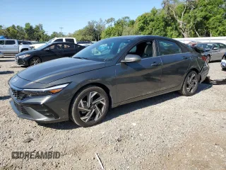 2024 Hyundai Elantra Limited z VIN KMHLN4DJ9RU100480, wystawiony jako Copart lot #53749885 z przebiegiem 21 374 mil mil oraz Nie do naprawy • Non repairable. Historia ofert i sprzedaży dostępna na DreamBid. Obrazek 1.