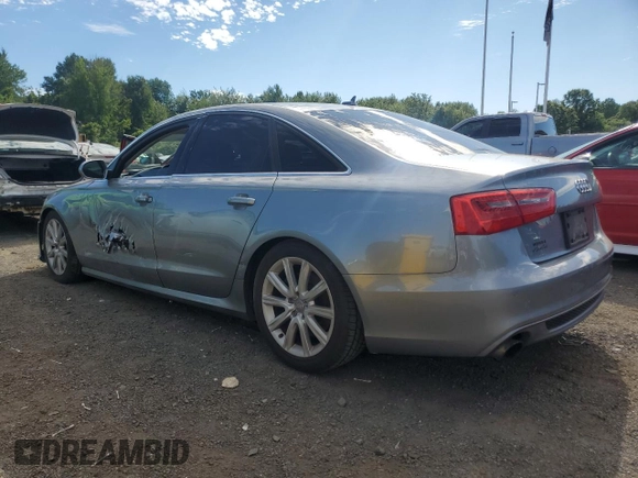2015 Audi A6 Prestige with VIN WAUHGAFC2FN012777, listed as a Copart auction lot 64166135 with 99,280 mi miles and Salvage title. Bid and sale history available at DreamBid. Image 2.